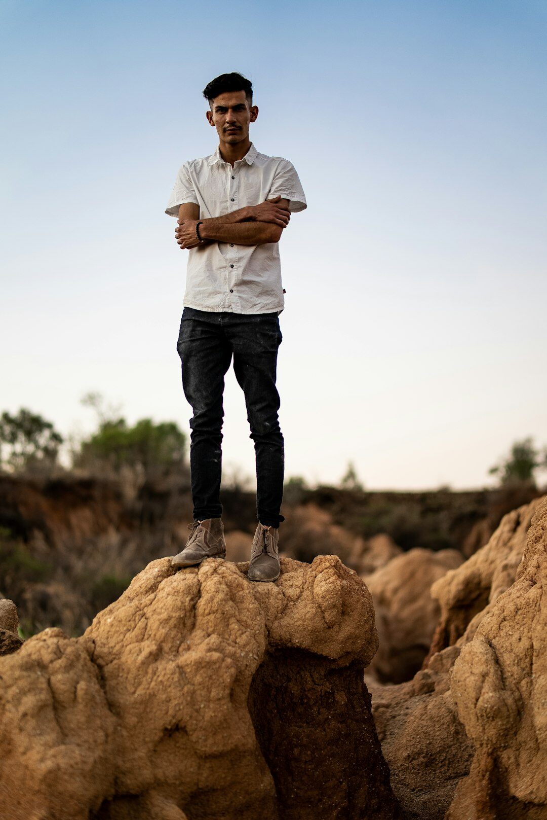 confident person standing tall